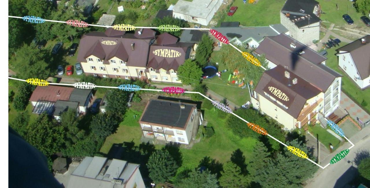 Sympatik Bed & Breakfast Jastrzębia Góra Eksteriør bilde